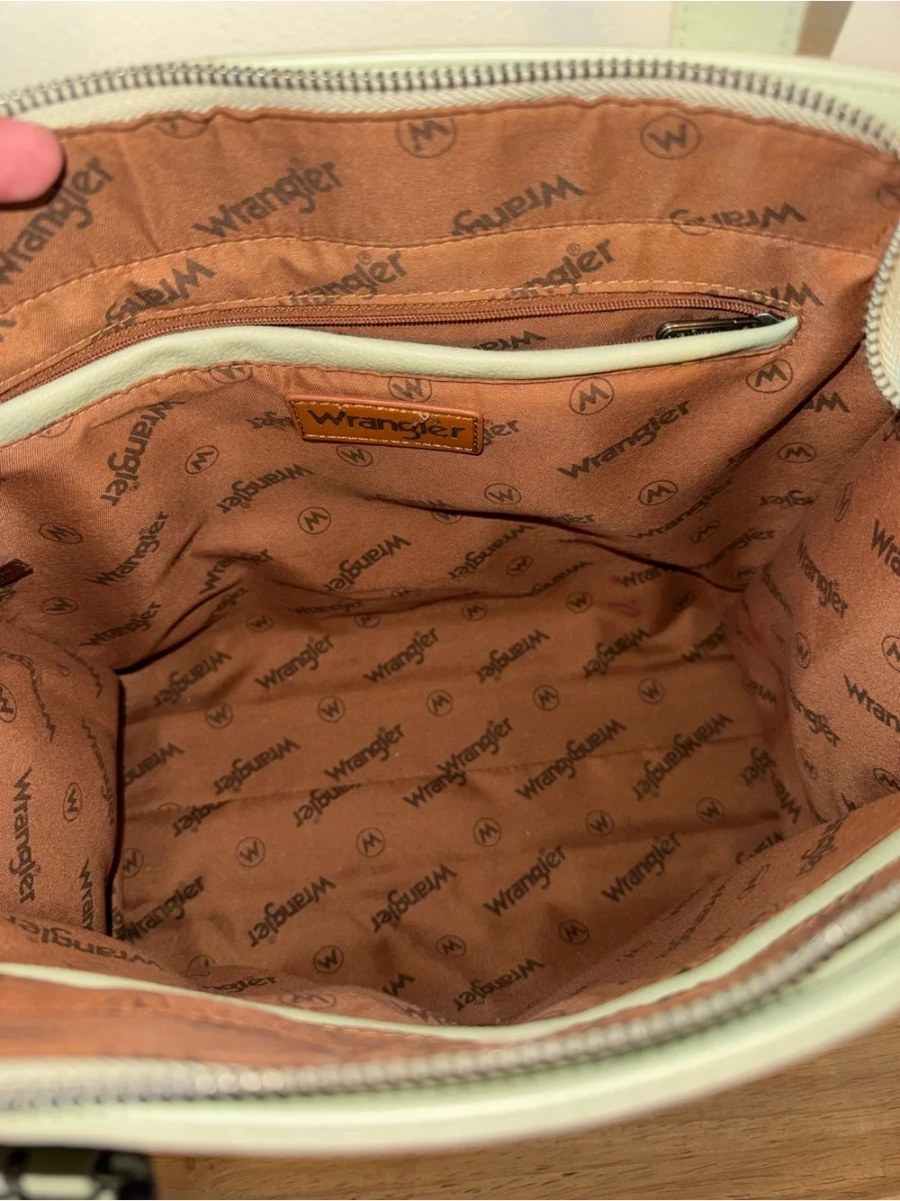 Wrangler Southwestern Aztec Tote Purse crossbody satchel mint sage green